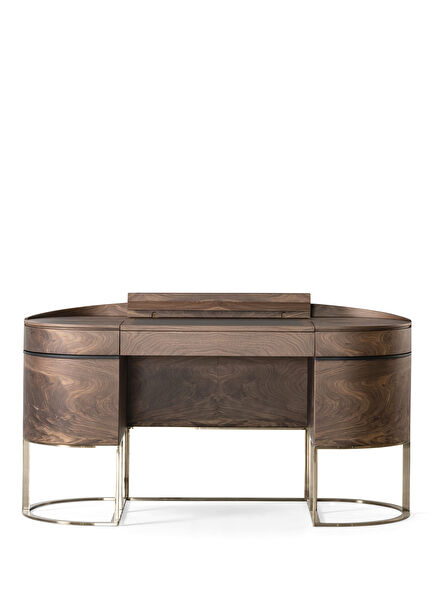 Aria Brown Solid Walnut Desk
