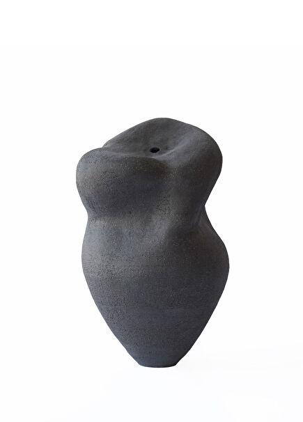 Dialogue 01 Kahverengi Stoneware Dekoratif Obje