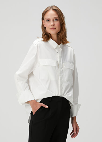Classic Utility White Shirt