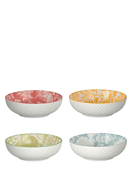 Aurea Colorful Ceramic Set of 4 Bowls