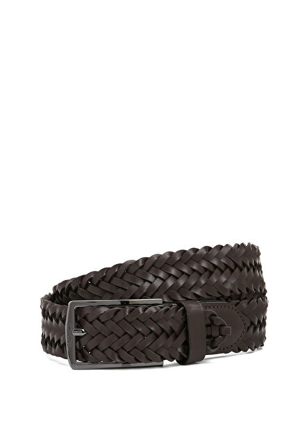 Brown Men's Leather Belt