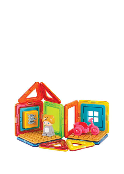 Cube House Penguin 20 Parça 3+ Yaş Mıknatıslı Yapı Seti