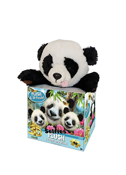 15800 Panda Plush and Selfie 48 Piece Puzzle