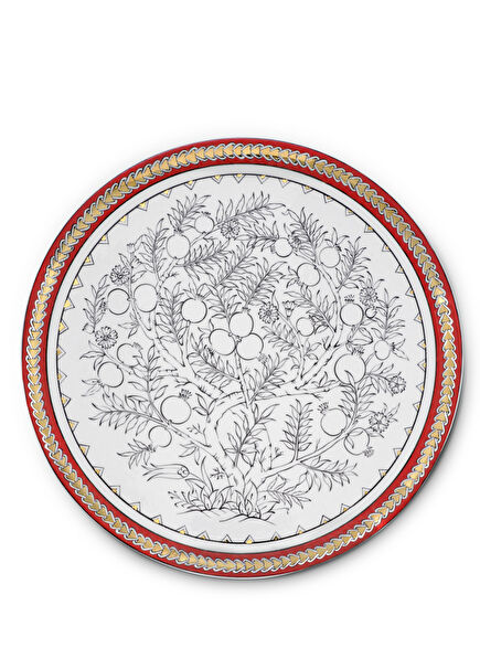Hatay Pomegranate Pattern Ceramic Supla