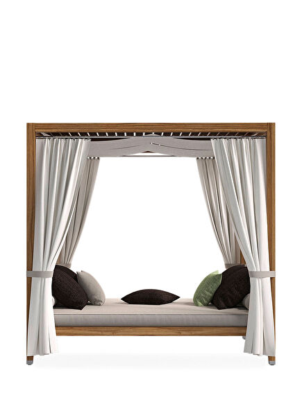 Ageve Masif Ahşap Bahçe Yatağı