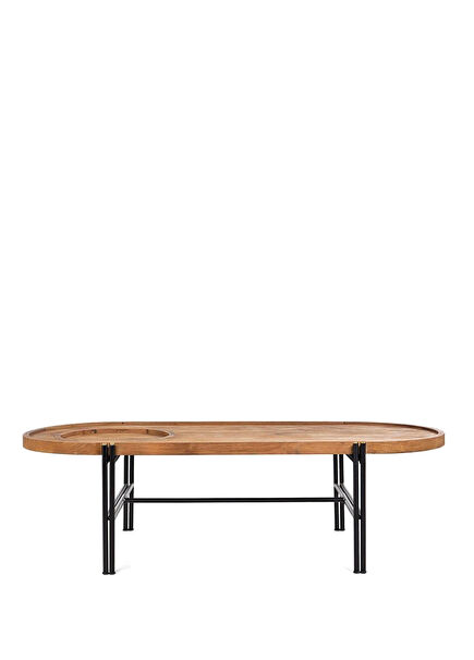 Coco Oval Tray Metal Medium Coffee Table