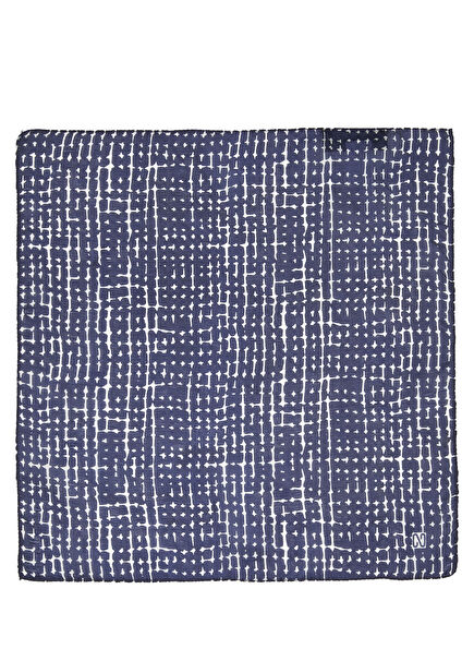 Navy Blue Men's Handkerchief