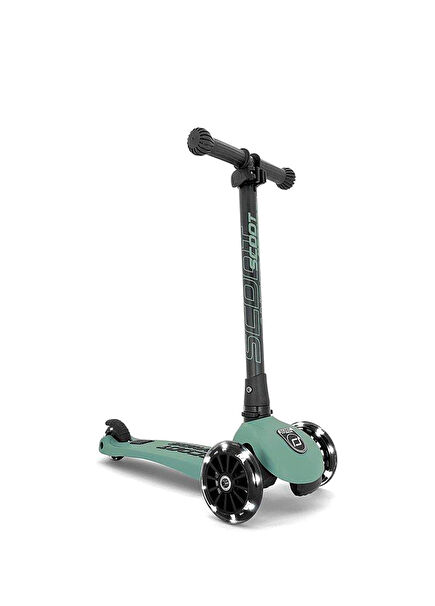 Highwaykick 3 LED Işıklı Katlanabilir Ayarlanabilir Direksiyonlu 3 Tekerlekli 3-6 Yaş Çocuk Scooter