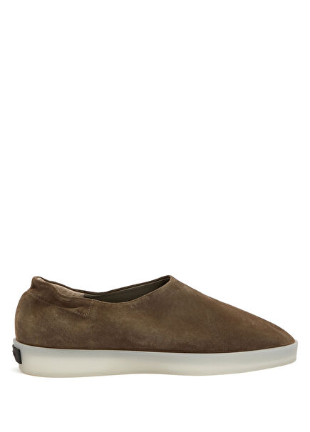 Taupe Women's Suede Loafer