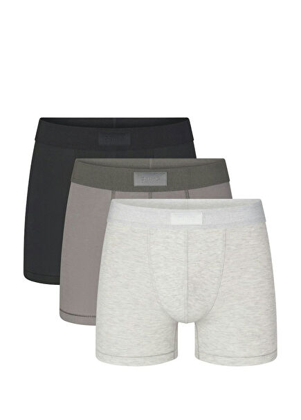 Çok Renkli 3lü 3" Boxer Seti