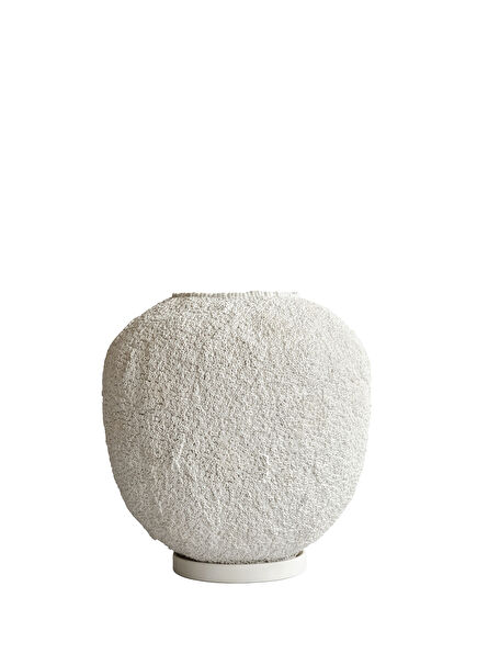 Sunao Big Beehive Kırık Beyaz Seramik Vazo