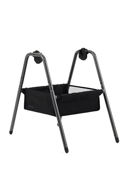 Metalik Gri Portbebe Standı