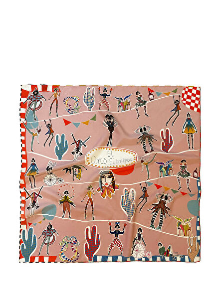 El Circo Florida Silk Women's Scarf