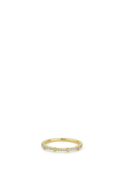 Multiple Diam Tour Women Gold Ring