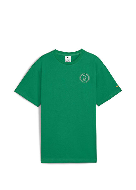 Puma x Harry Potter Archive Green Rahat Kesim Kısa Kollu Erkek Çocuk T-Shirt