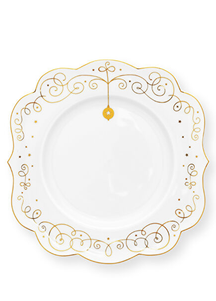 Royal Gold Porselen Yemek Tabağı