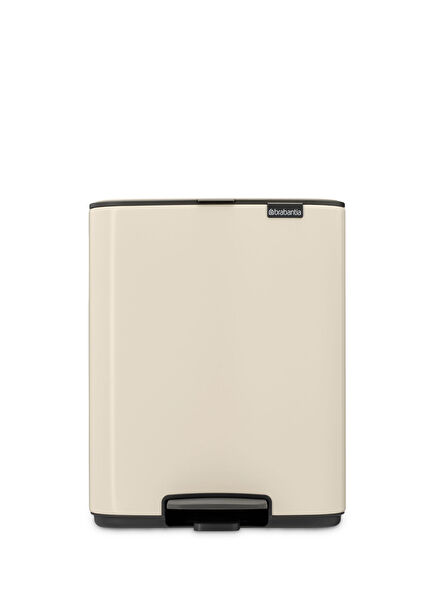 Bo Soft Beige Çelik Pedallı Çöp Kutusu 12 lt