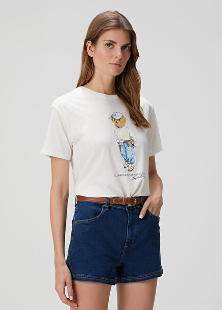 Polo Bear Beyaz T-shirt