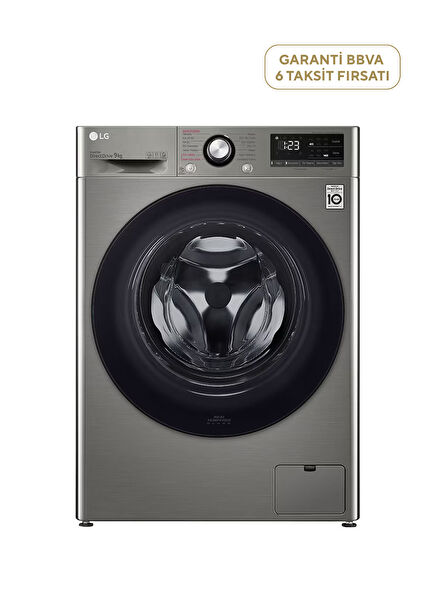 F4V3VYWKPE.APTPLTK Gri Çamaşır Makinesi 9 kg