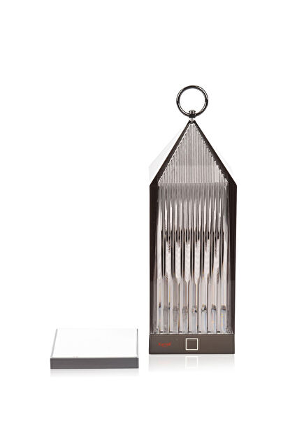 Lantern Smoke Table Lamp