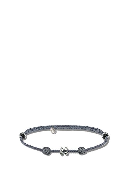 The Ruplets Gri Erkek Gümüş Bileklik