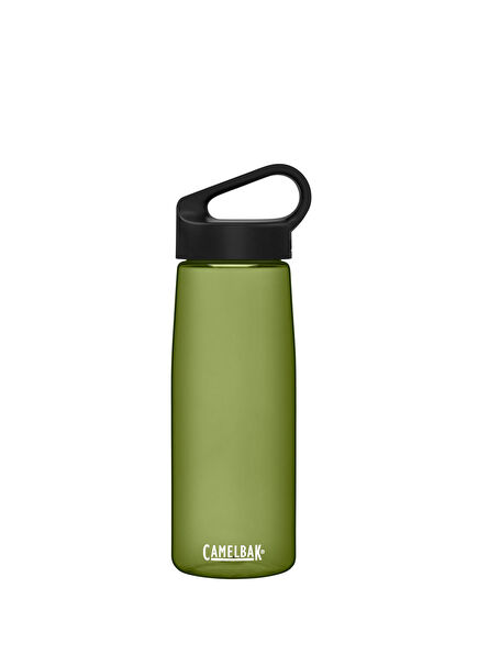 Olive Carry Cap Geri Dönüştürülmüş Tritan Plastik Yeşil Suluk 750 ml  