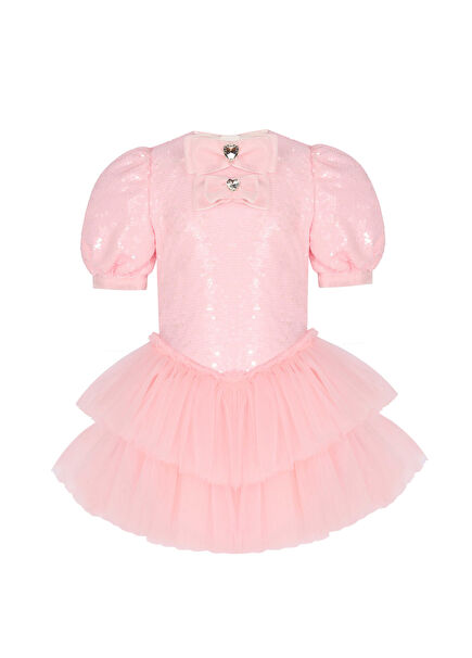 Luna Pink Girls Dress