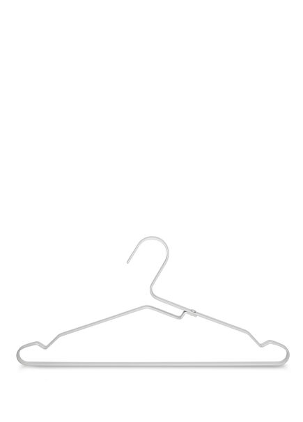 Grey Aluminum 4-Piece Clothes Hanger Set