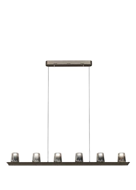 Ponte Platinum Marble Rectangular Pendant Chandelier