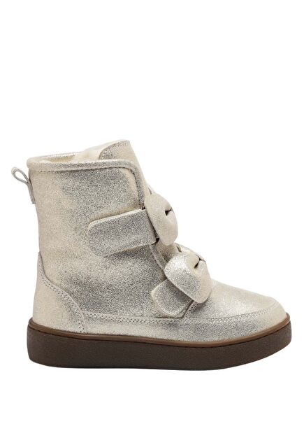 Isa Exclusive Silver Unisex Çocuk Deri Bot