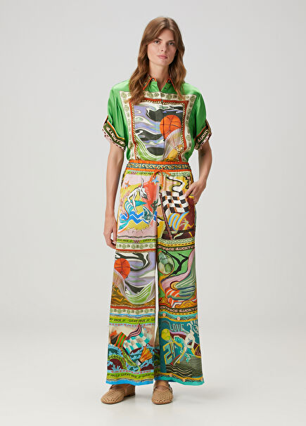 Lucky Pace Silk Pants