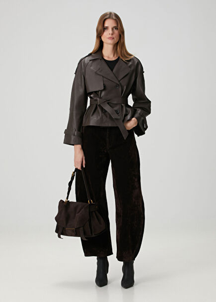 Helena Barrel Leg Organik Pamuk Jean Pantolon