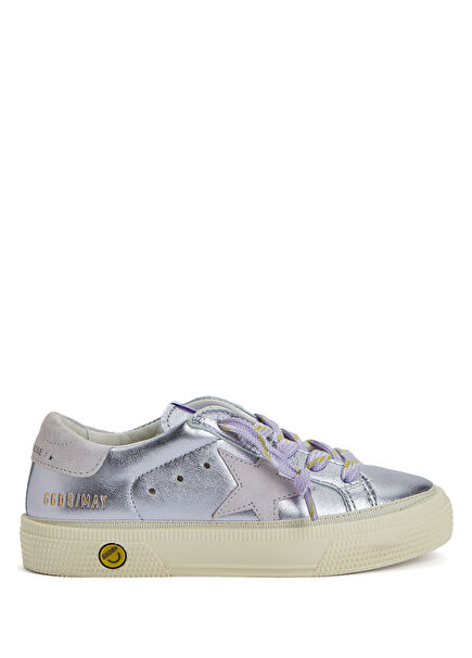 May Lilac Unisex Children's Leather Sneakers