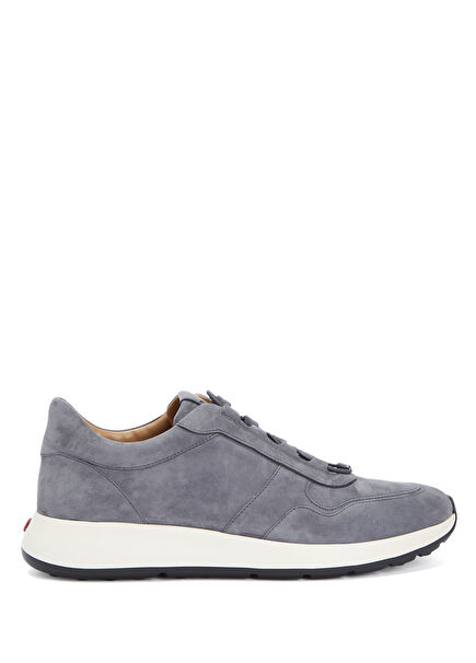 Gri Erkek Nubuk Sneaker
