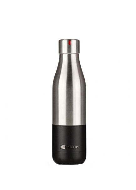Split Black Insulated Stainless Steel Thermos Flask 500 ml