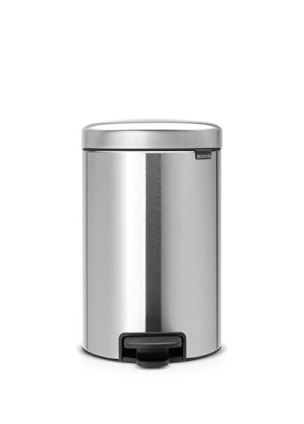 Newicon Fpp Matt Steel Pedal Bin 12 lt