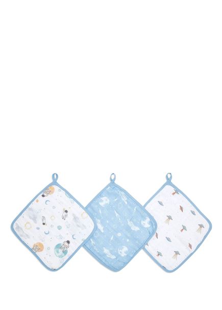 Space Explorers 3-Piece Baby Scrub Set