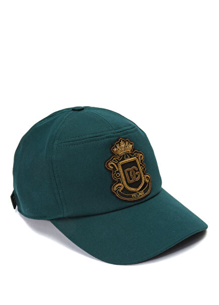 Dark Green Logo Patch Men's Hat