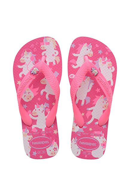 Fantasy Pink Kids Beach Slippers