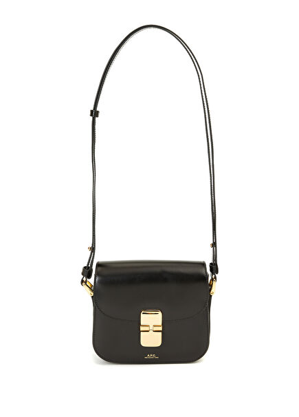 Grace Mini Siyah Kadın Deri Çapraz Çanta