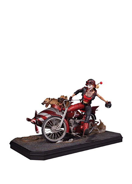 Gotham City Garage Harley Sculpture