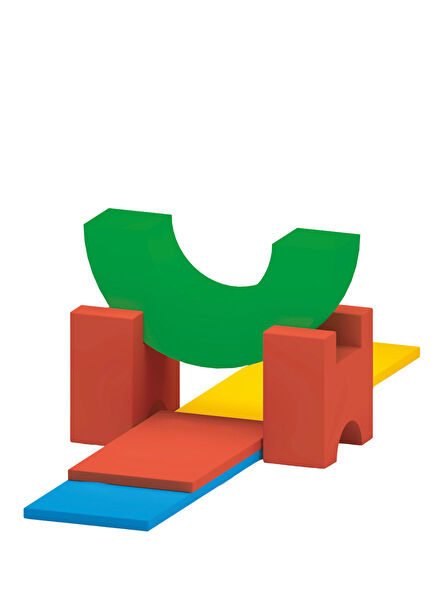Colorful Modular 6 Piece Sponge Game Set