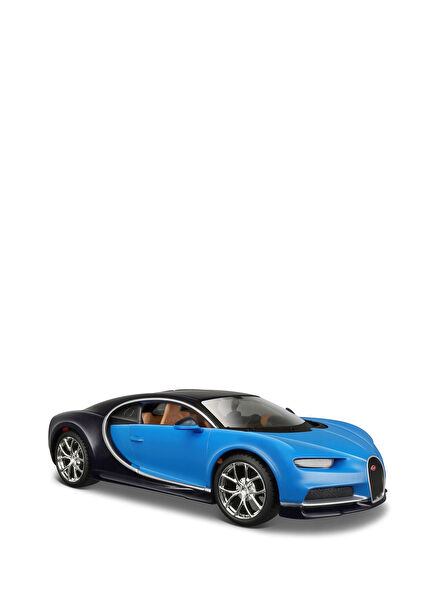 Bugatti Chiron 1/24 Blue Model Car