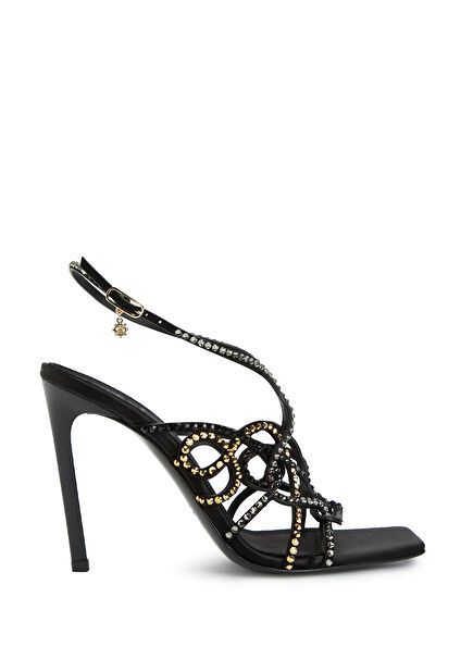 Fabi Black Women's Leather Sandals