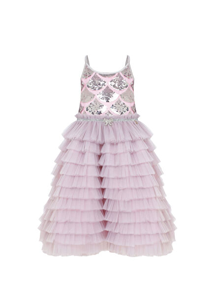 Seashell Çok Renkli Kız Çocuk Elbise