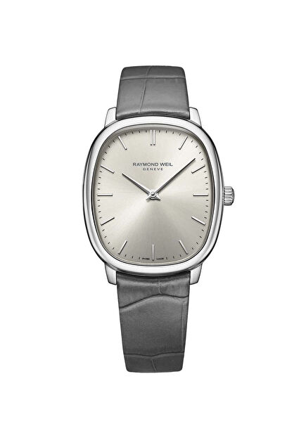 RW2280STC64001 Gray Leather Men's Wristwatch