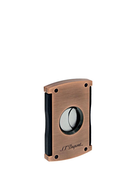 Brown Brushed Copper Single Blade Cigar Cutter