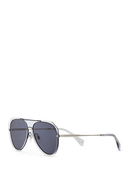 HM 1715 C1 Gümüş Metal Unisex Güneş Gözlüğü