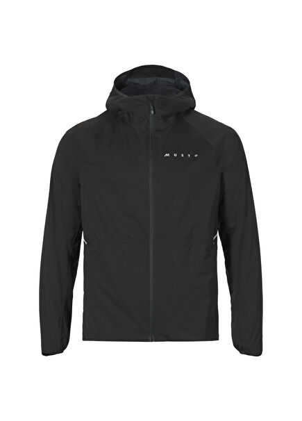 M Evo Therm Pl Wp Black Hooded Men's Raincoat