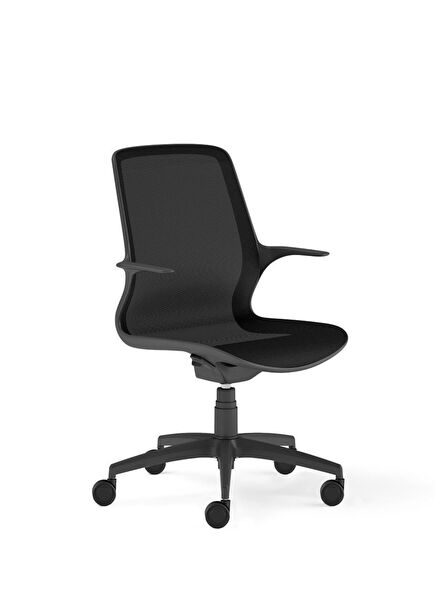 Allegro Height Adjustable Black Office Chair